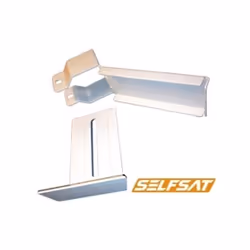 Support fixation fenêtre - SELFSAT - H30/H21 - Antenne plate - Blanc - Montage facile