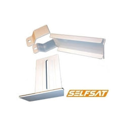 Support fixation fenêtre - SELFSAT - H30/H21 - Antenne plate - Blanc - Montage facile