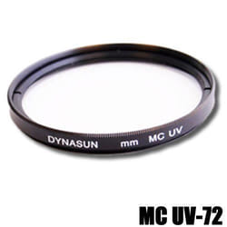 Filtre MC UV DynaSun 72mm Multicoated Ultra Violet Objectif Lens 72 mm pour Canon Nikon Panasonic Pe