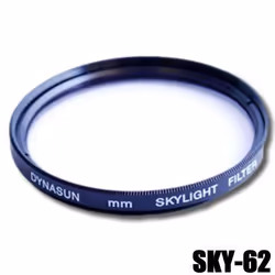 Filtre Skylight DynaSun SKY 62mm Objectif Lens 62 mm pour Canon Nikon Panasonic Pentax Olympus Sony