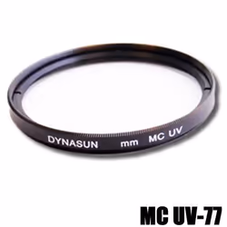Filtre MC UV DynaSun 77mm Multicoated Ultra Violet Objectif Lens 77 mm pour Canon Nikon Panasonic Pe