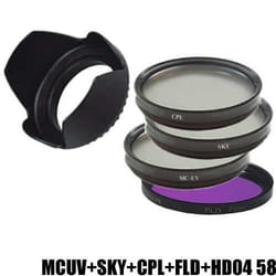 DynaSun Set de filtres polarisant circulaires fins avec lentilles filtre Skylight filtre MCUV lentilles fines pour caméra filt…