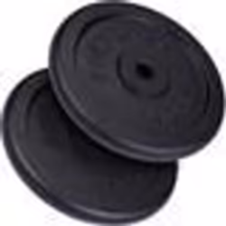 Lot de disques en fonte ScSPORTS - 2 x 15 KG (30 KG) ø30 / 31