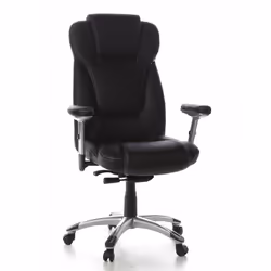 Siège de direction de qualité professionnelle - hjh OFFICE - EMBASSY 200 - Noir - cuir