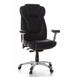 Siège de direction de qualité professionnelle - hjh OFFICE - EMBASSY 200 - Noir - cuir