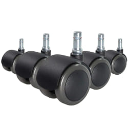 HJH OFFICE Roulettes ROLO FIX 10mm