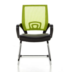 HJH OFFICE VISTO NET V - Tissu Noir / Vert
