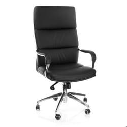 Siège de direction de qualité professionnelle - hjh OFFICE - BRUNELLO 20 - Noir - similicuir