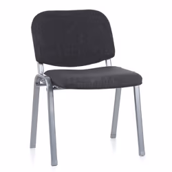 Chaise à quatre pieds - hjh OFFICE - XT 600 S - Anthracite - Tissu