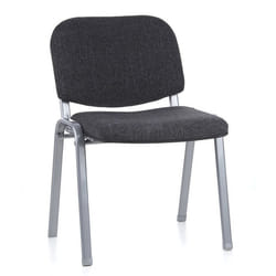 Chaise à quatre pieds - hjh OFFICE - XT 600 S - Anthracite - Tissu