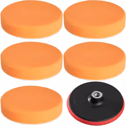 Éponges et Disque de Polissage Auto 150 mm pour Polisseuse Rotative TECTAKE. Entretenez la carrosserie de votre voiture en se ...