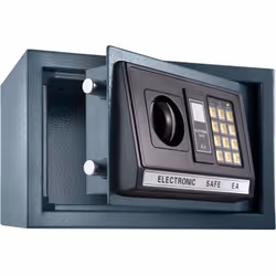 Coffre-fort, Mini Coffre-fort en acier pour la protection de vos objets de valeur.Information concernant les piles incluses d ...