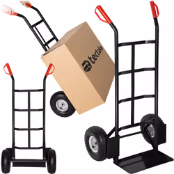 Description générale Ce diable, chariot universel TECTAKE, est conçu pour faciliter le transport de charges lourdes, que ce s ...