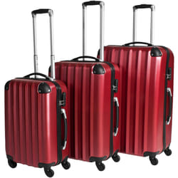TecTake 400718 pièce de bagage individuel Rouge