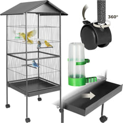 Tectake - Cage à oiseaux 162 cm -