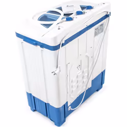 TecTake 400777 Pose libre Bleu, Blanc