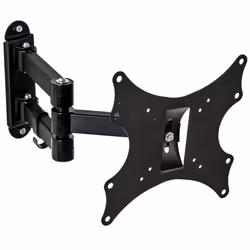 TecTake 400794, 94 cm (37"), 75 x 75 mm, 200 x 200 mm, 15 - 15°, Acier, Noir