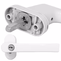 TecTake 400899 poignée et fermeture de porte Blanc