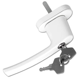 TECTAKE Lot de 6 poignées de fenêtre - blanc