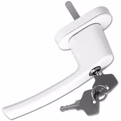 TECTAKE Lot de 10 poignées de fenêtre - blanc