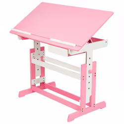 Description générale Ce bureau réglable en hauteur et inclinable de TECTAKE est idéal pour rendre les devoirs amusants. Avec  ...