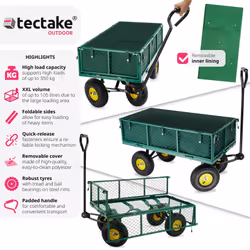 TecTake 400973 Chariot de camping Vert