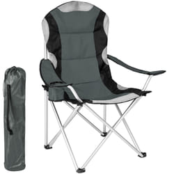 TecTake 401050 chaise de camping Gris