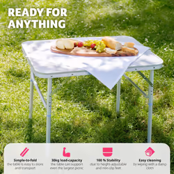 TecTake 401066 table de camping Gris - Vue supplémentaire 4