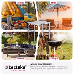 TecTake 401066 table de camping Gris - Vue supplémentaire 7