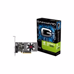 Gainward 426018336-4085, GeForce GT 1030, 2 Go, GDDR4, 64 bit, 4096 x 2160 pixels, PCI Express 3.0