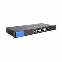 Linksys Commutateur Gigabit 24 ports (LGS124), Non-géré, L2, Gigabit Ethernet (10/100/1000), Grille de montage, 1U