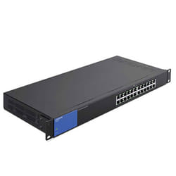 Linksys Commutateur Gigabit PoE de bureau à 24 ports (LGS124P)