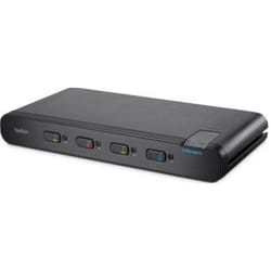 Linksys F1DN104P-3 commutateur écran, clavier et souris Noir