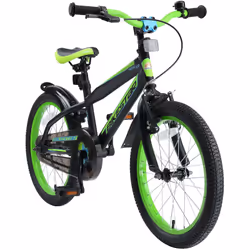 BIKESTAR BI-18-CM-02-BKGN, Vélo de ville, Enfants, Unisexe, Exposé, 45,7 cm (18"), Acier