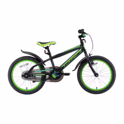 BIKESTAR BI-18-CM-02-BKGN vélo et accessoire 18" Acier Noir, Vert