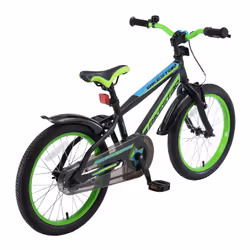 BIKESTAR BI-18-CM-02-BKGN vélo et accessoire 18" Acier Noir, Vert