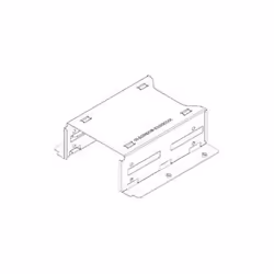 Supermicro MCP-220-00044-0N, 2.5", Panneau de support, Argent, SC502, SC503, SC510, SC512, SC515U, 1 pièce(s)