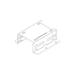 Supermicro MCP-220-00044-0N Obturateur de baie de lecteur 2.5" Panneau de support Argent