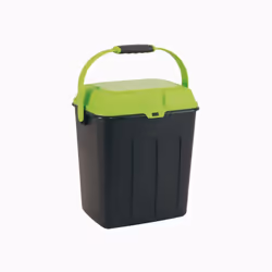 Maelson DB 5003, Conteneur de nourriture pour animaux de compagnie, Plastique, Noir, Vert, Monochromatique, Autonome, 3,5 kg