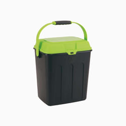 Maelson DB 5003 Sac de rangement et conteneur de croquettes pour animaux de compagnie Conteneur de nourriture pour animaux de compagnie Plastique Noir, Vert