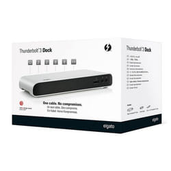 Elgato Thunderbolt 3 Dock Avec fil Noir, Blanc