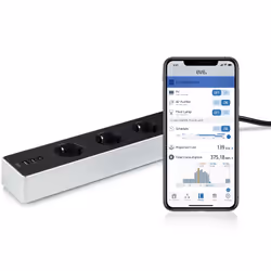 Eve Energy Strip Noir, Blanc 3 sortie(s) CA 120-230 V 1,9 m