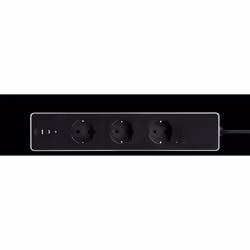 Eve Energy Strip Noir, Blanc 3 sortie(s) CA 120-230 V 1,9 m
