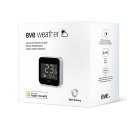 Eve 10EBS9901 capteur de température et d'humidité Intérieur & extérieur Capteur d'humidité et de température Autonome Sans fil