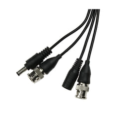 Lupus Electronics BNC/DC, 20m câble coaxial BNC, DC BNC, DC (F) Noir