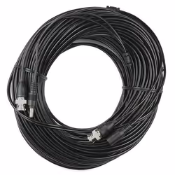 Lupus Electronics BNC/DC, 20m câble coaxial BNC, DC BNC, DC (F) Noir