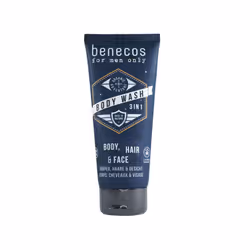 benecos Body Wash 3in2, 200 ml, 2-en-1 Cheveux et corps, Hommes, Bouteille, Verveine, COSMOS ORGANIC AQUA (WATER), PYRUS MALU ...