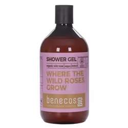 benecos Wild Rose, Gel douche, 500 ml, Adultes, Femmes, Corps, Rose