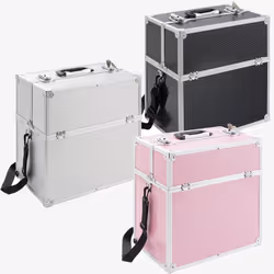 Arebos 4260199751060 coffret manucure et maquillage Argent