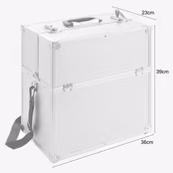 Arebos 4260199751060 coffret manucure et maquillage Argent